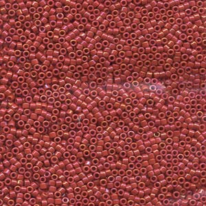 Miyuki Delica Beads 11/0 Opaque Red Luster