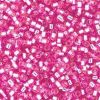 Miyuki Delica Beads 11/0 Duracoat Silver Lined Pink Parfait