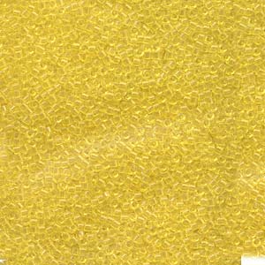 Miyuki Delica Beads 11/0 Transparent Yellow