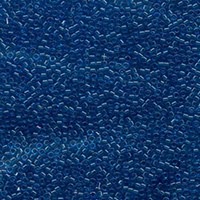 Miyuki Delica Beads 11/0 Transparent Aquamarine Blue