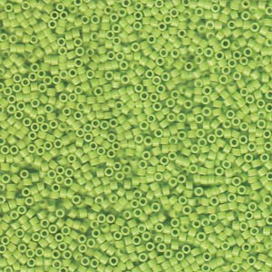Miyuki Delica Beads 11/0 Opaque Chartreuse Green