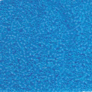 Miyuki Delica Beads 11/0  Matte Transparent Light Blue