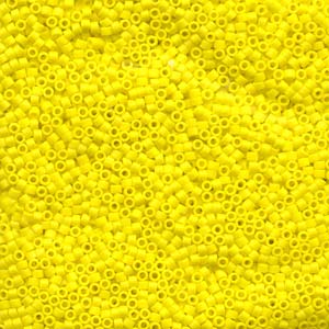 Miyuki Delica Beads 11/0 Matte Opaque Yellow