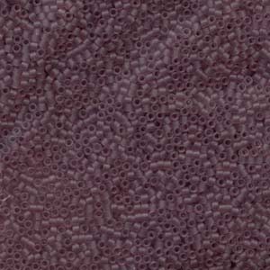 Miyuki Delica Beads 11/0 Matte Transparent Lilac Purple