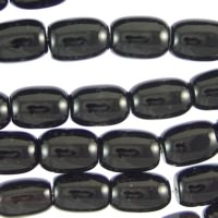 Black Onyx Drum Beads