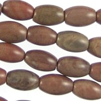 Amber Onyx 9mm Rice Beads