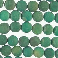 Matta Fire Agate Green 10mm Round Beads