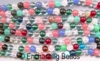 Multicolor Quartz 10mm Round Beads