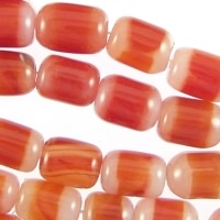 Red Agate 18mm Drum Beads