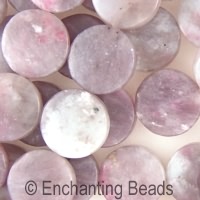 Purple Jasper Coin Beads -UBU