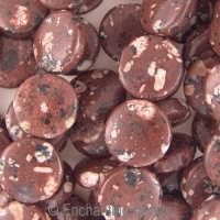 Mica Quartz Coin Beads