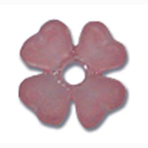 Lucite Baby Breath Flower Beads Cranberry