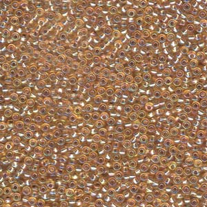 Miyuki Seed Beads 8/0 Silver-Lined Gold AB