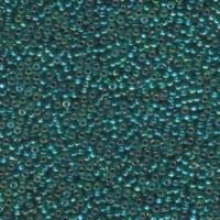 Miyuki Seed Beads 8/0 Silver-Lined Emerald AB