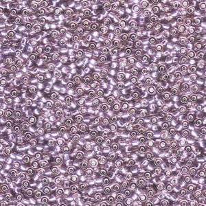 Miyuki Seed Beads 11/0 Silver-Lined Light Amethyst