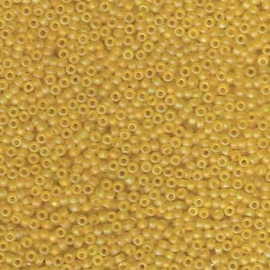 Miyuki Seed Beads 11/0 Matte Transparent Yellow AB