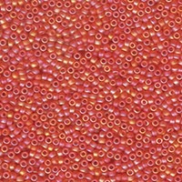 Miyuki Seed Beads 11/0 Matte Transparent Orange AB