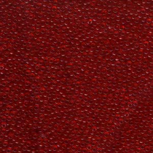 Miyuki Seed Beads 11/0 Transparent Red