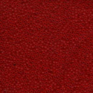 Miyuki Seed Beads 11/0 Matte Transparent Red
