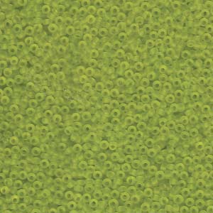 Miyuki Seed Beads 11/0 Matte Transparent Chartreuse