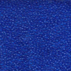 Miyuki Seed Beads 8/0 Transparent Sapphire Blue