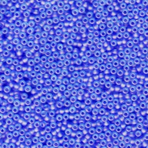 Miyuki Seed Beads 11/0 Matte Transparent Sapphire Blue