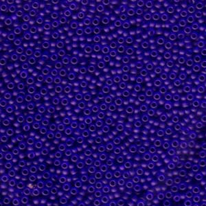 Miyuki Seed Beads 11/0 Matte Transparent Cobalt Blue