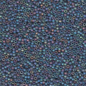 Miyuki Seed Beads 11/0 Matte Transparent Gray AB
