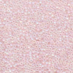 Miyuki Seed Beads 11/0 Matte Transparent Pale Pink AB