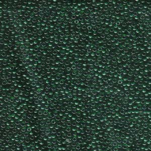 Miyuki Seed Beads 8/0 Transparent Emerald Green