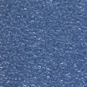 Miyuki Seed Beads 8/0 Transparent Light Cornflower Blue