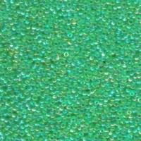Miyuki Seed Beads 11/0 Transparent Light Green AB