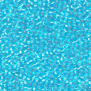 Miyuki Seed Beads 8/0 Silver-Lined Aqua Blue