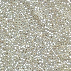 Miyuki Seed Beads 11/0 Semi-Matte Silver Lined Crystal