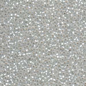 Miyuki Seed Beads 11/0 Matte Silver-Lined Crystal