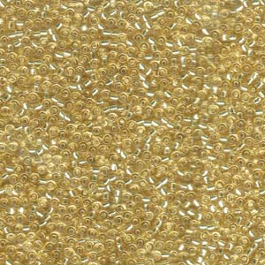 Miyuki Seed Beads 11/0 Silver-Lined Pale Gold