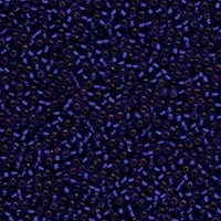 Miyuki Seed Beads 11/0 Matte Silver-Lined Cobalt Blue