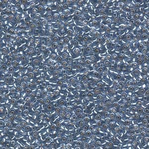 Miyuki Seed Beads 8/0 Silver-Lined Light Sapphire Blue