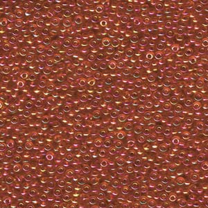 Miyuki Seed Beads 8/0 Transparent Red AB