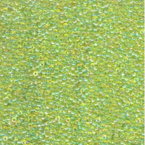 Miyuki Seed Beads 11/0 Transparent Chartreuse AB