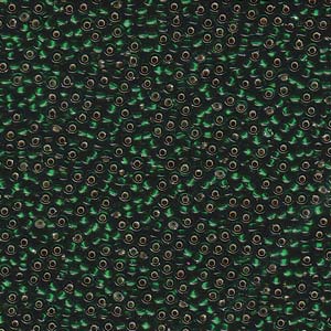 Miyuki Seed Beads 11/0 Silver-Lined Dark Emerald