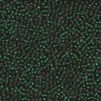 Miyuki Seed Beads 8/0 Silver-Lined Dark Emerald