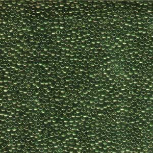 Miyuki Seed Beads 11/0 Olive Green Gold Luster