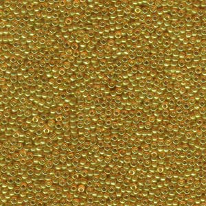 Miyuki Seed Beads 11/0 Topaz Gold Luster