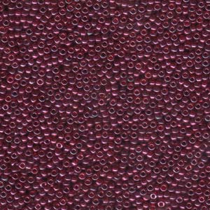 Miyuki Seed Beads 11/0 Cranberry Gold Luster
