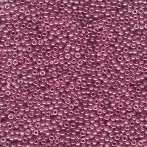Miyuki Seed Beads 11/0 Semi-Matte Cranberry Gold Luster