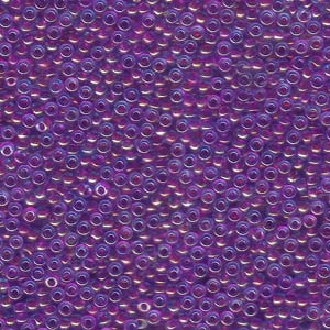 Miyuki Seed Beads 11/0 Purple Lined Aqua
