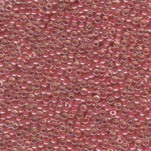 Miyuki Seed Beads 11/0 Dark Rose Lined Topaz Luster