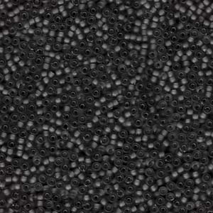 Miyuki Seed Beads 11/0 Semi-Matte Opaque Black