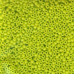 Miyuki Seed Beads 11/0 Opaque Chartreuse Green